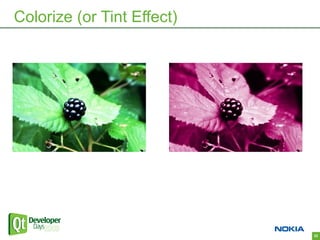 Colorize (or Tint Effect)




                            32
 
