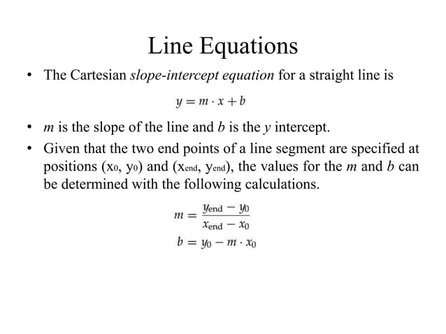 Digital Differential Analyzer Line Drawing Algorithm | PPT