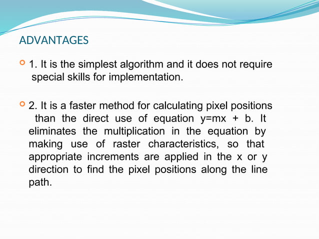 dda-line-algorithm.pptx of computer graphics | PPT