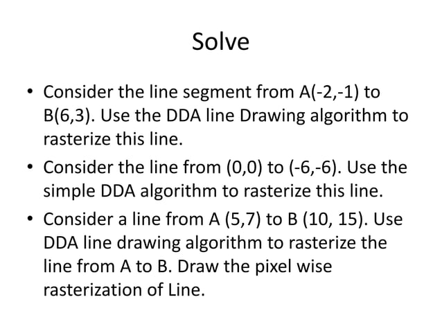 DDA-line-drawing-algorithm.pptx | Graphics Software | Computer Software ...