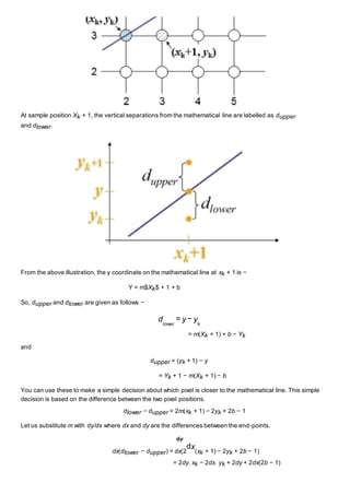 Dda algo notes | PDF