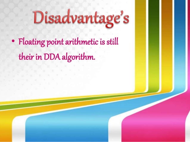 Dda Line Drawing Algorithm Lecture Notes : Dda algorithm