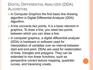 Dda algorithm | PPT