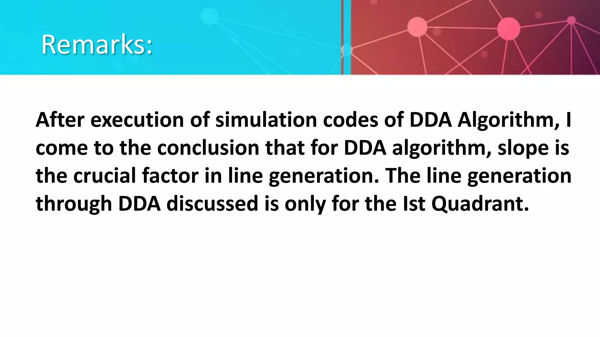 DDA (digital differential analyzer) | PPT