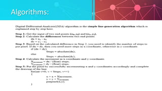 DDA (digital differential analyzer) | PPT