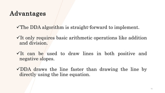 DDA (Digital Differential Analyzer ) Line Drawing Algorithm.pptx