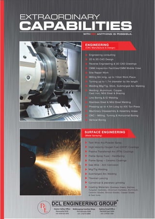 DCL 2015 Capacities Brochure