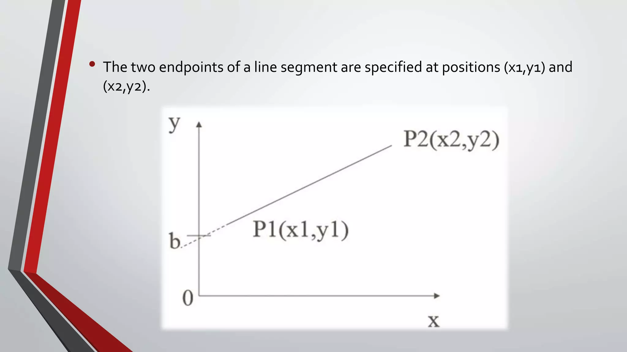 Dda line algorithm presentatiion | PPT