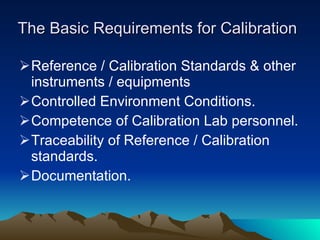 Instrument Calibration | PPT