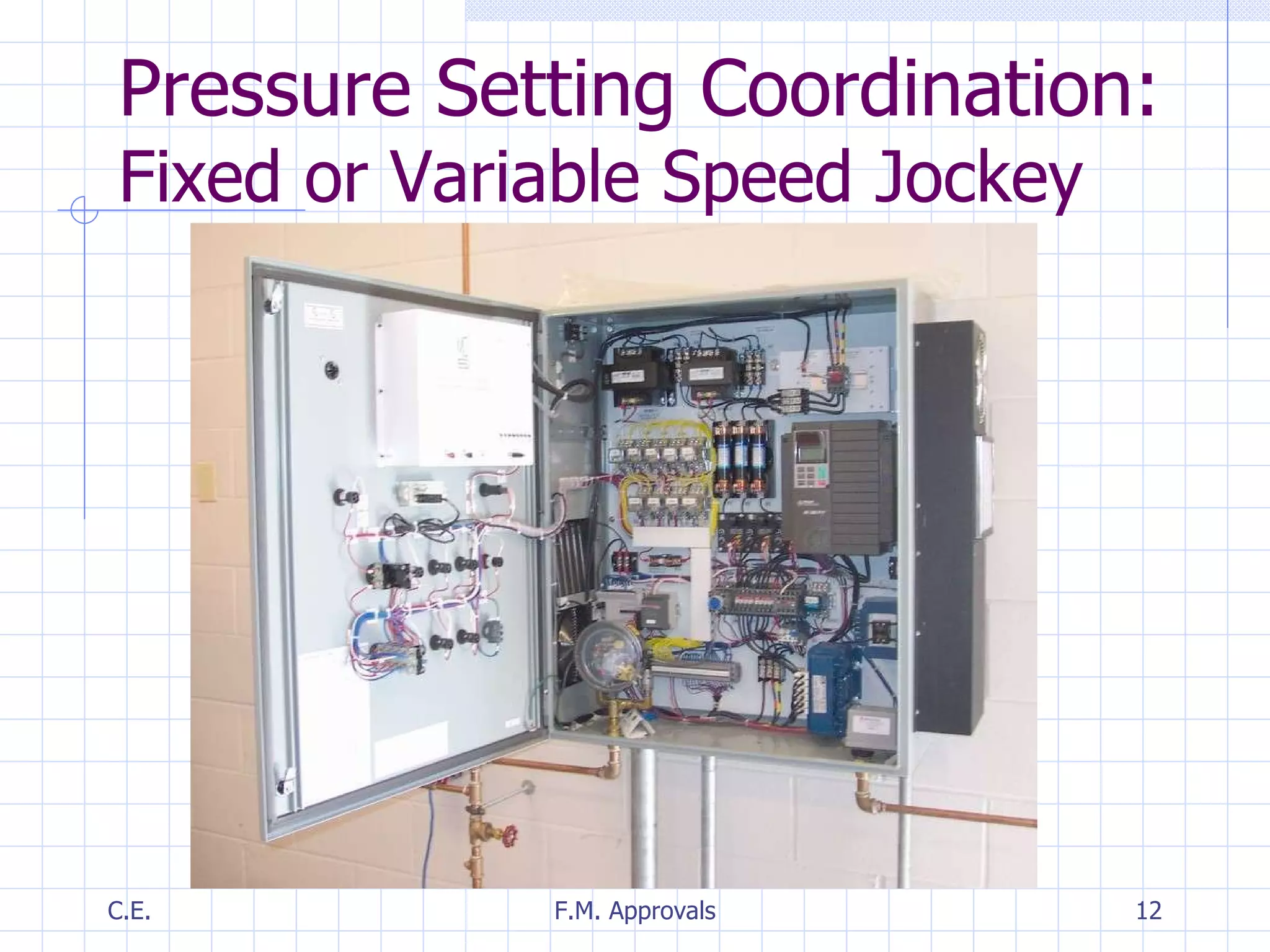 Pressure Setting Coordination: Fixed or Variable Speed Jockey 