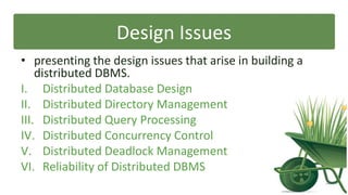 Ddb 1.6-design issues | PDF