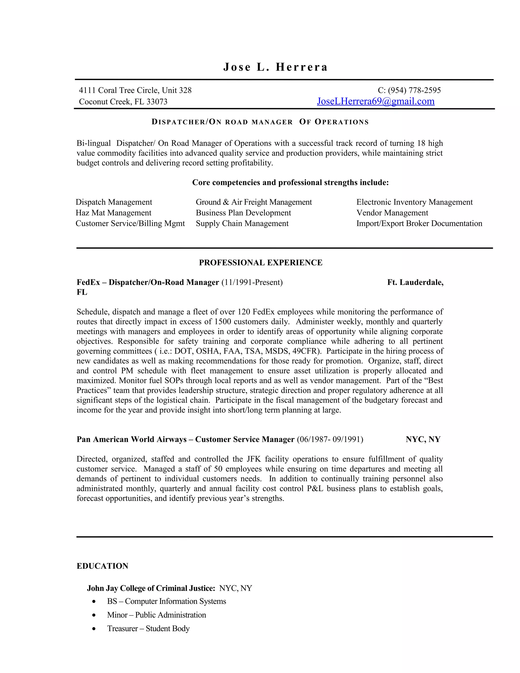 Jose+Herrera+resume+(1) | PDF
