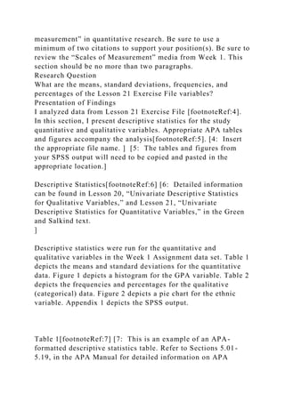 DDBA 8307 Week 2 Assignment ExemplarJohn Doe[footnoteRef1] .docx