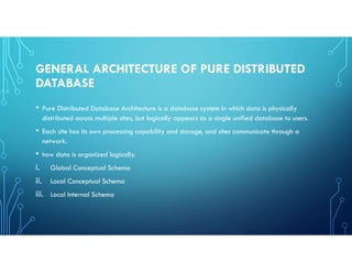 Types of Distributed database architecture | PDF