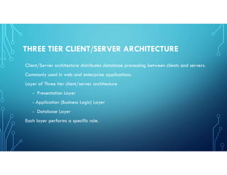 Types of Distributed database architecture | PDF