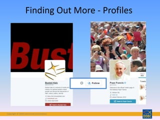 Copyright © 2018 Interactive Connections
Finding Out More - Profiles
 