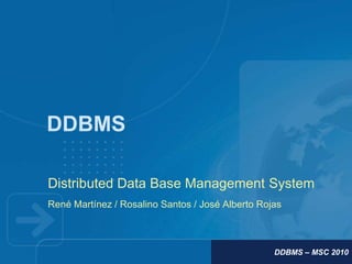 Dms Dbbd Ddbms | PPTX