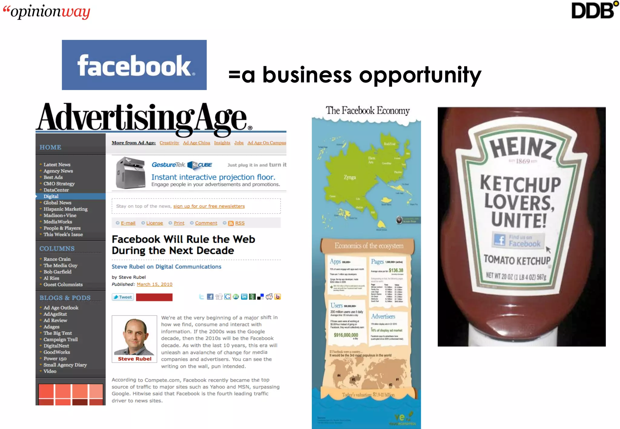 =a business opportunity
 