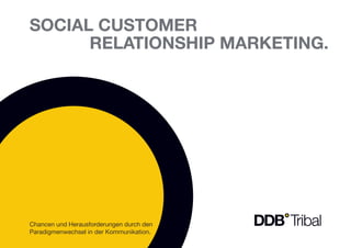 Social customer
				relationship marketing.
Chancen und Herausforderungen durch den
Paradigmenwechsel in der Kommunikation.
 