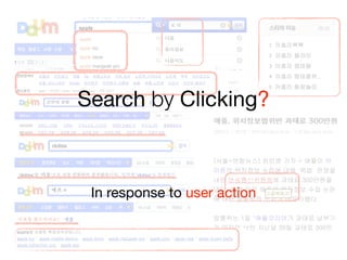Search by Clicking?



 In response to user action
 