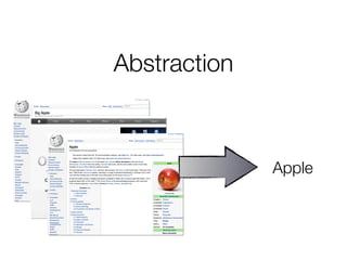 Abstraction



              Apple
 
