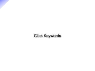 Click Keywords
 