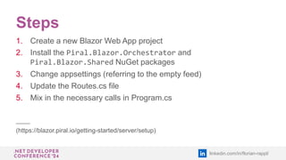 DDC 2024 - Micro Frontends with Blazor (Cologne) | PDF