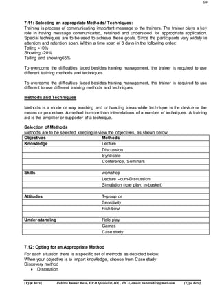 Training Manual - ToT - Draft Final | DOCX