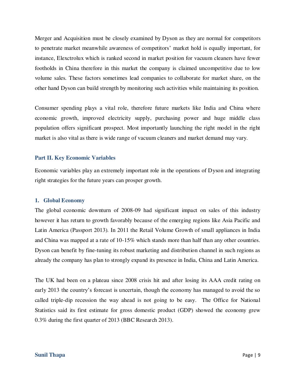 Dyson [Markets & Strategy]