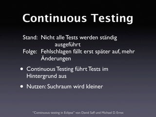 DDchange: Fehlerverursachende Änderungen