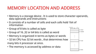 connection between memory and Processor. | PPTX