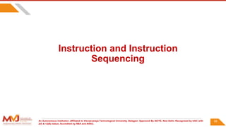An Autonomous Institution ,Affiliated to Visvesvaraya Technological University, Belagavi. Approved By AICTE, New Delhi. Recognized by UGC with
2(f) & 12(B) status. Accredited by NBA and NAAC.
Instruction and Instruction
Sequencing
68
 