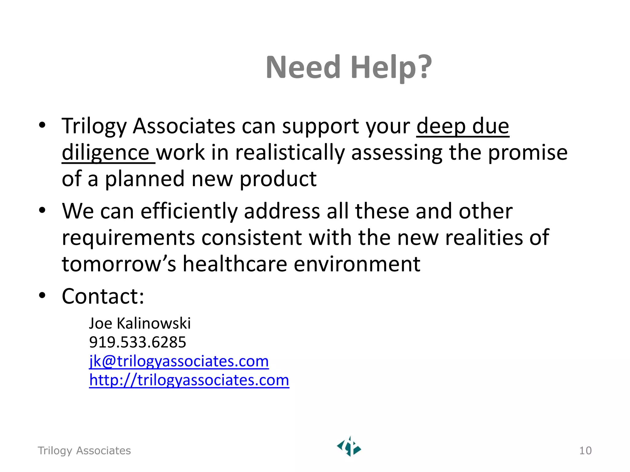 Addressing the New Realities of Tomorrow\'s Healthcare Environment