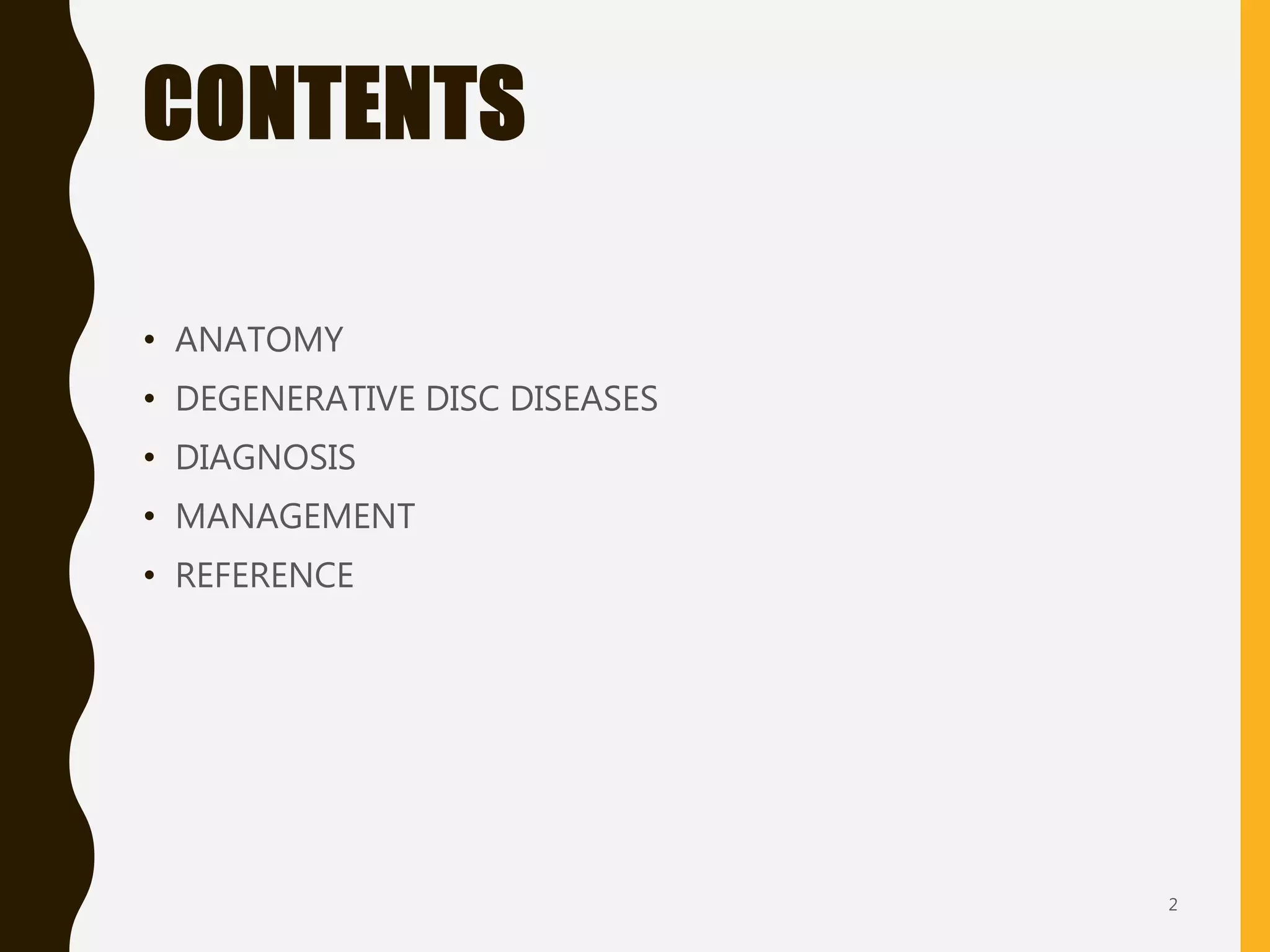 Degenerative disc disease (DDD) | PPTX