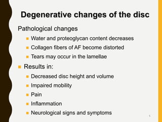 Degenerative disc disease (DDD) | PPTX