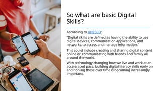Building Essential Digital Skills for Career Success and Innovation | PPTX