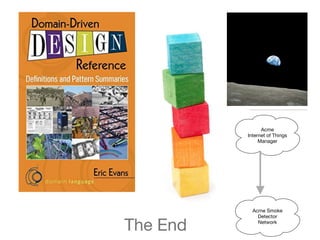 The End
Acme
Internet of Things
Manager
Acme Smoke
Detector
Network
 