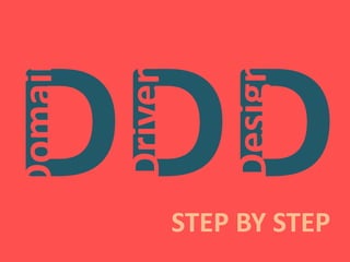 Domain
Driven
Design
STEP BY STEP
 