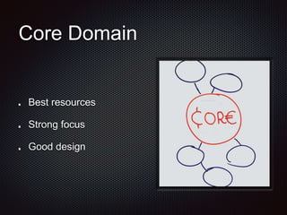 Core Domain
Best resources
Strong focus
Good design
 