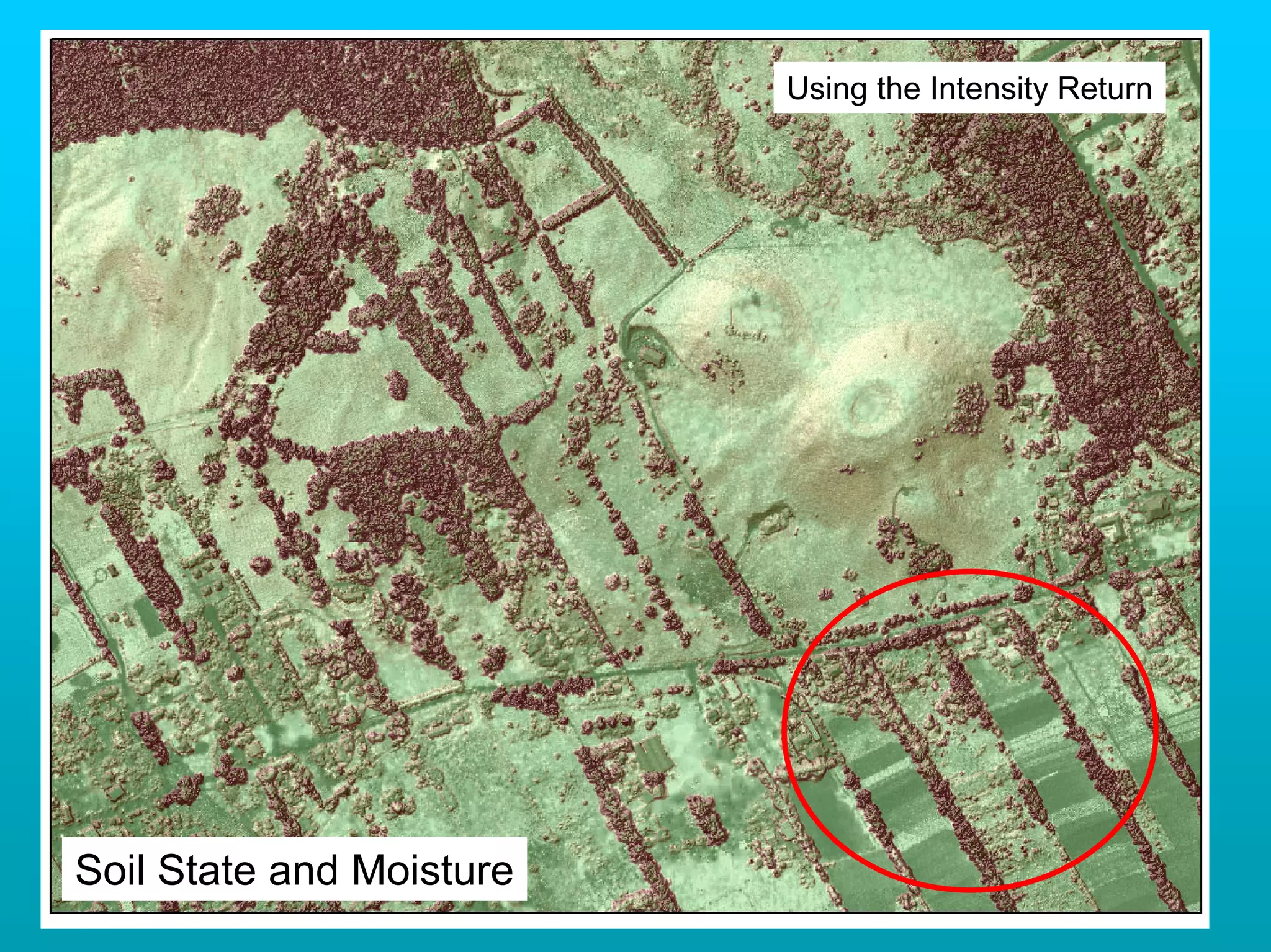 Using the Intensity Return




Soil State and Moisture
 