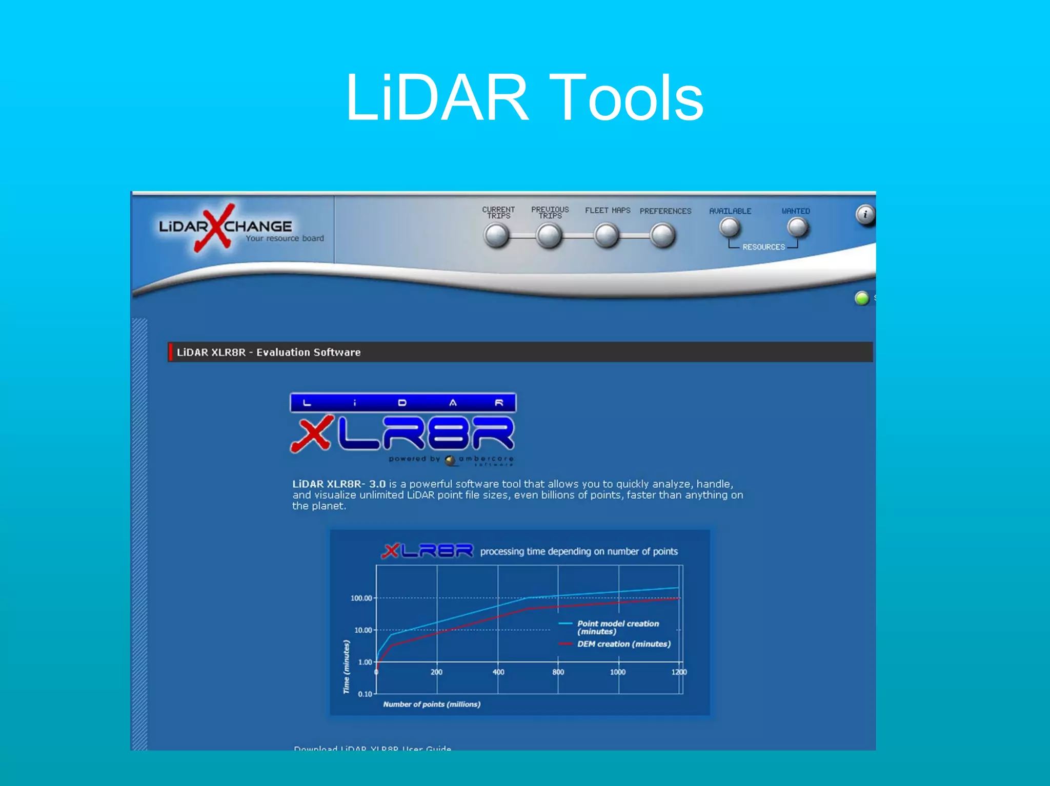 LiDAR Tools
 