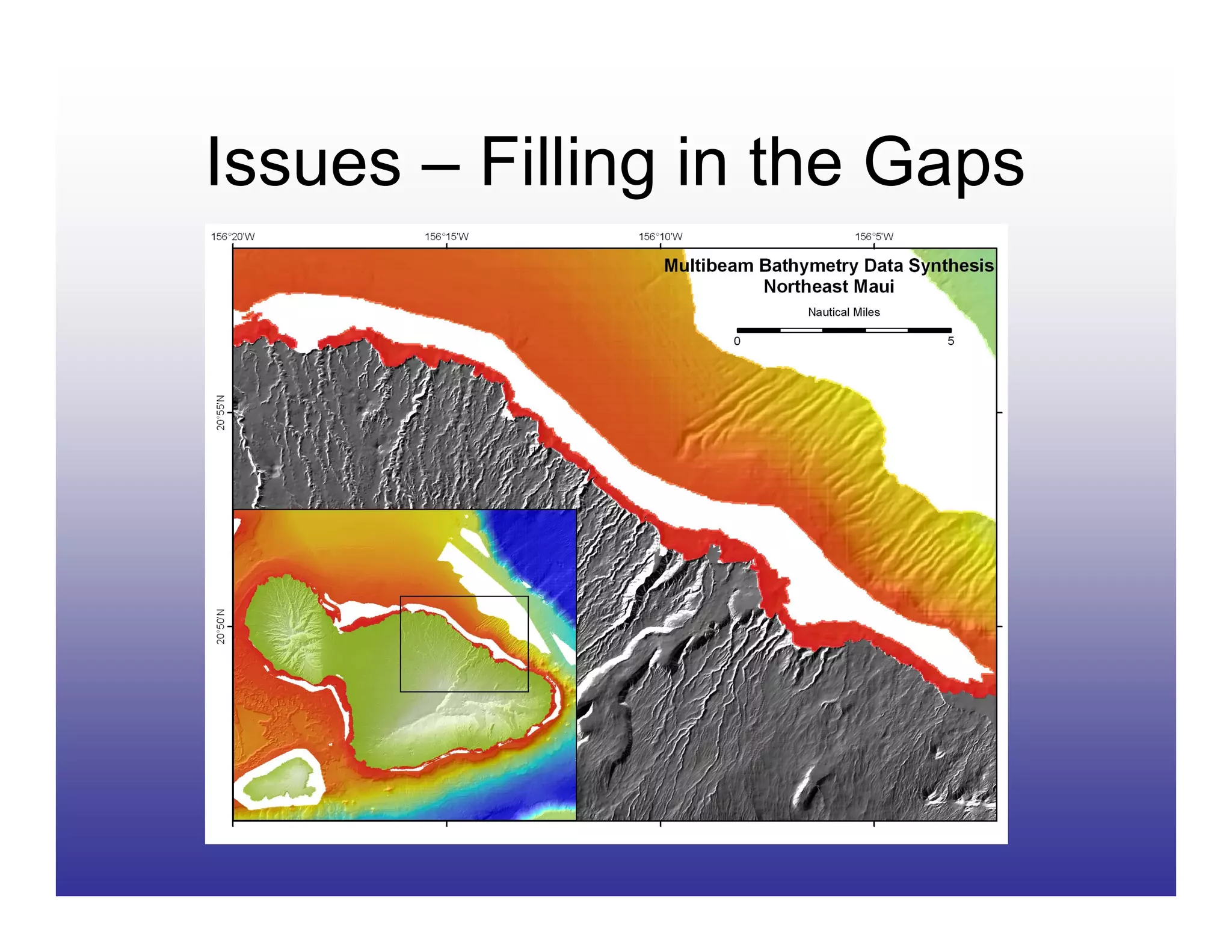 Issues – Filling in the Gaps
 