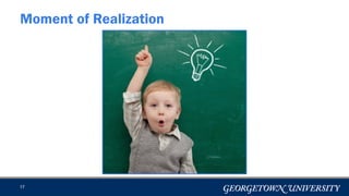 17
Moment of Realization
 