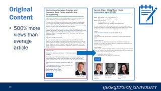 33
Original
Content
• 500% more
views than
average
article
 