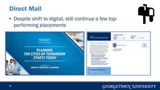 38
Direct Mail
• Despite shift to digital, still continue a few top-
performing placements
 