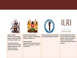 Dynamic drivers of disease emergence in Africa