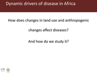 Dynamic drivers of disease emergence in Africa