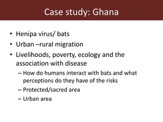 Dynamic drivers of disease emergence in Africa