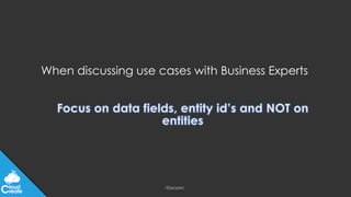 @jeppec
When discussing use cases with Business Experts
 