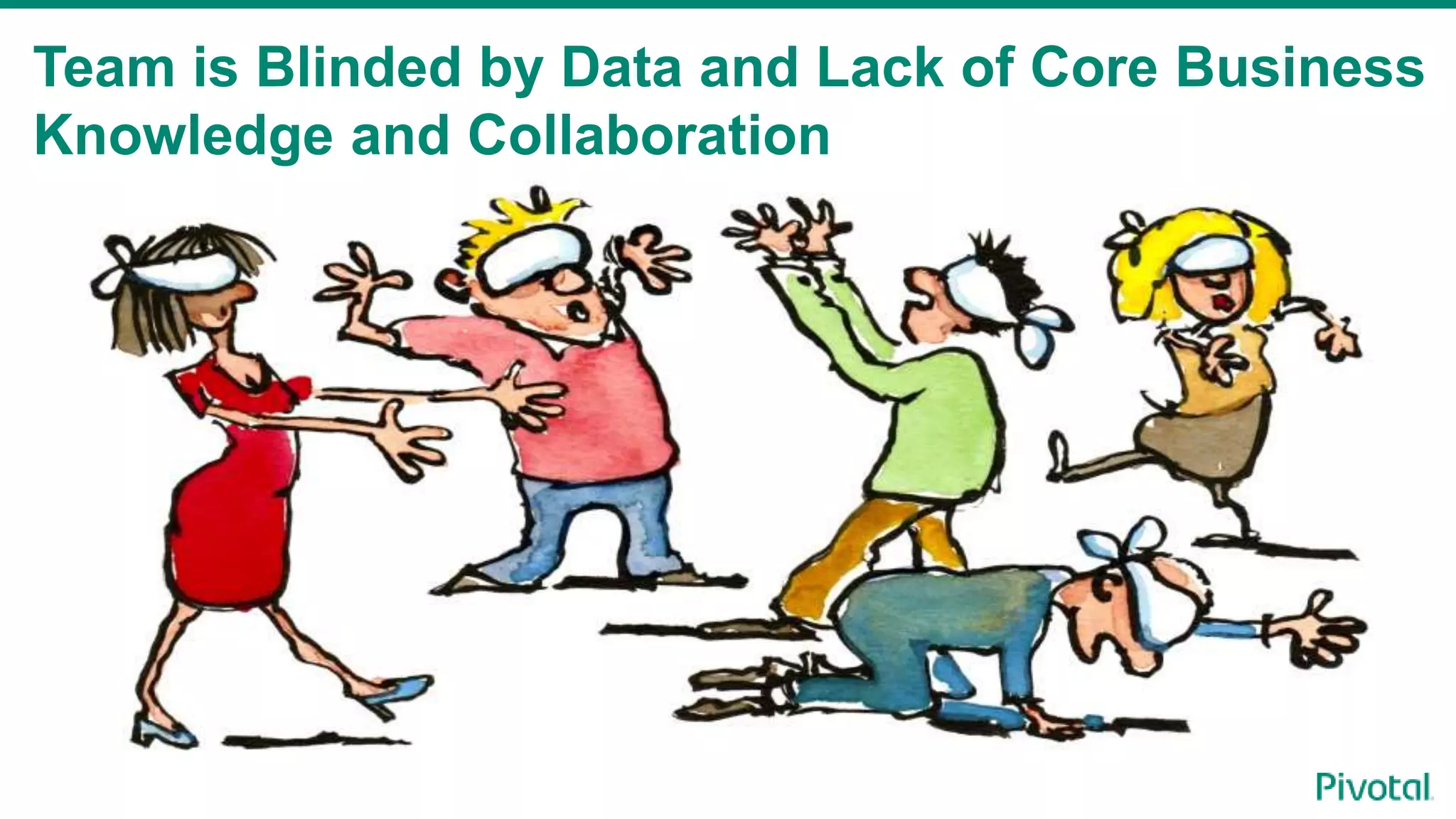 Team is Blinded by Data and Lack of Core Business
Knowledge and Collaboration
 